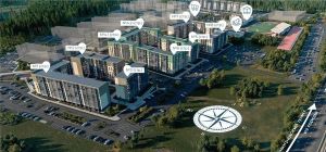 Новая однокомнатная квартира, п.Пригородный ЖК Шишкин, Сосновский район, Яркая, д. 1.1